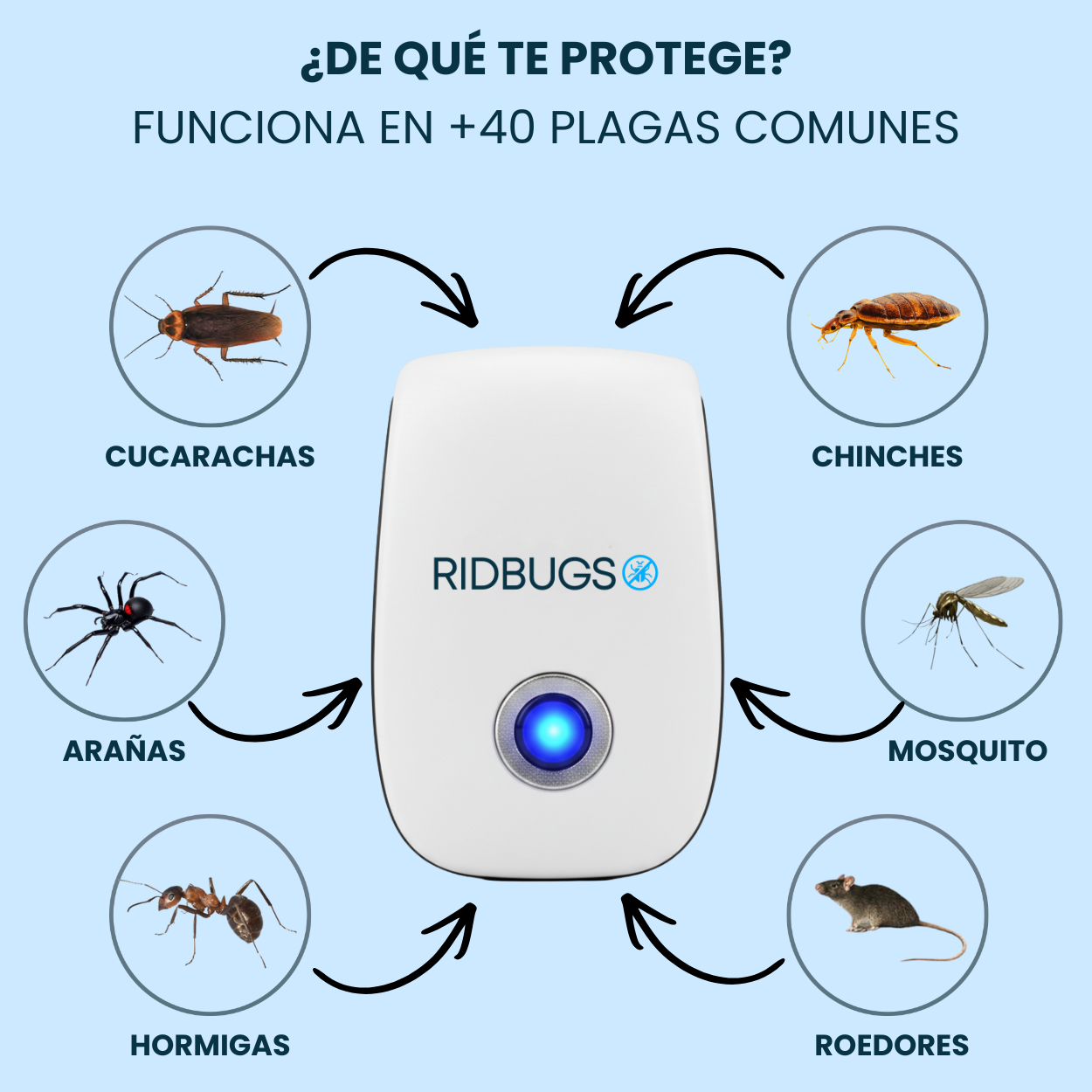 RIDBUGS™ PRO - Tu casa, bajo tu control